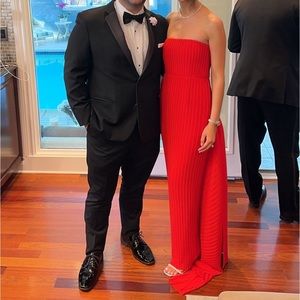 Solace London Harlee Pleated Maxi Dress